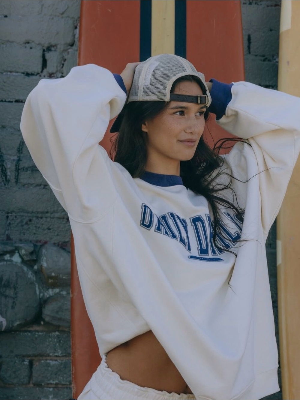 Daily Drills Oversized Sports Crew XS/S